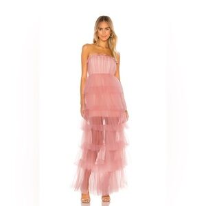 Revolve Lovers + Friends | Bobbit Gown in Blush Pink